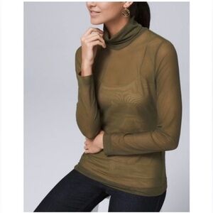 WHBM sheer turtleneck